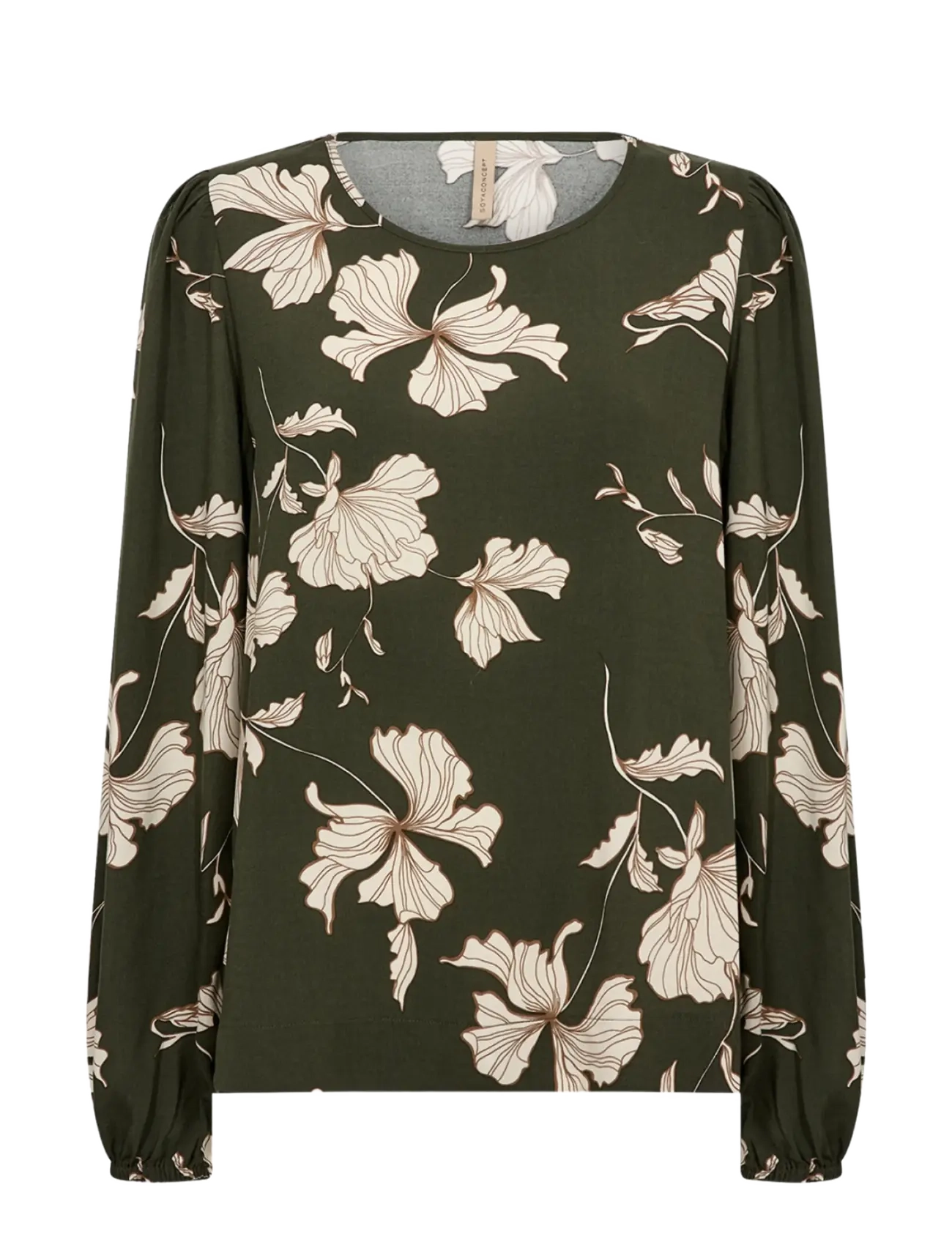 Soyaconcept - SC-HAMIDA AOP - langærmede bluser - 7974 forest night combi - 1