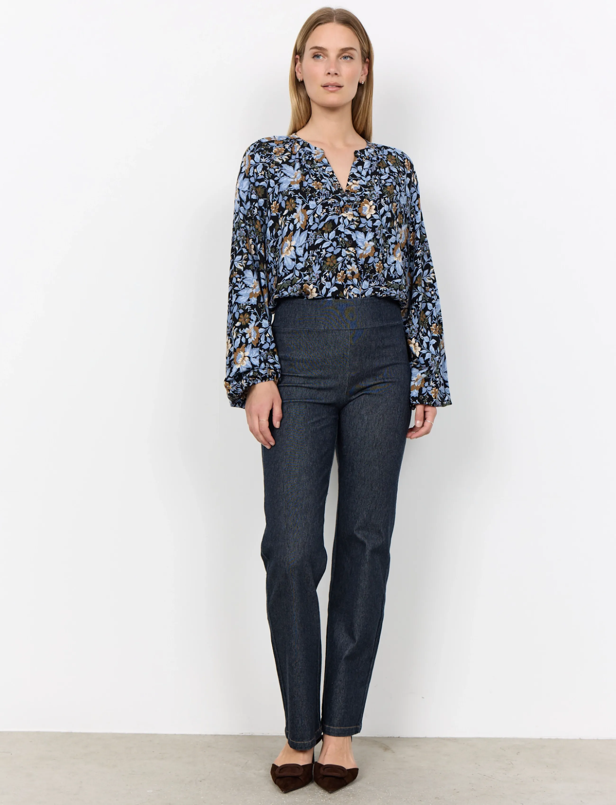 Soyaconcept SC-HATLA - Hosen - 2330 OMBRE BLUE/BLUE DENIM / navy