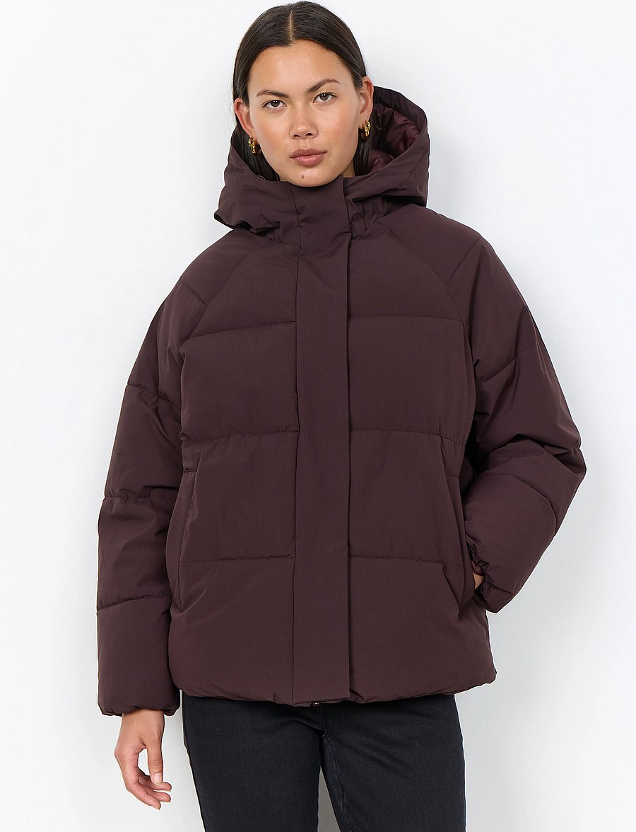 Soyaconcept - SC-HABIB - winterjacken - 8980 chocolate plum - 0
