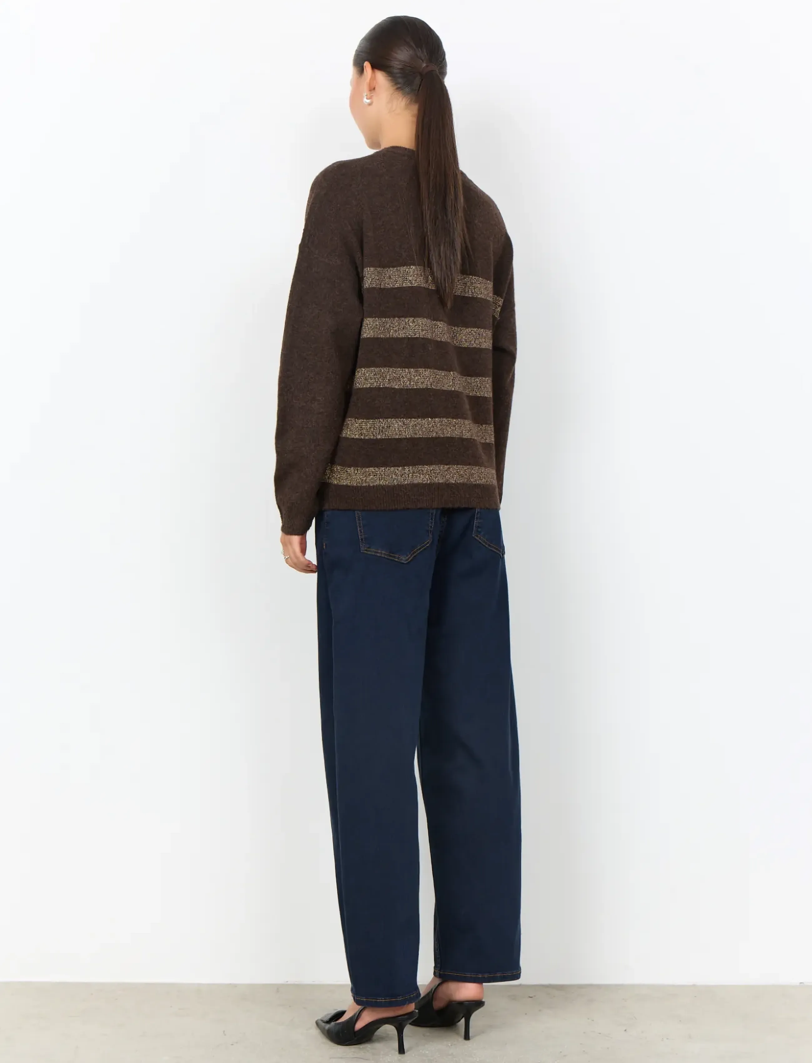 Soyaconcept - SC-ORLEAN - pullover - 98980c chocolate plum mel com - 3
