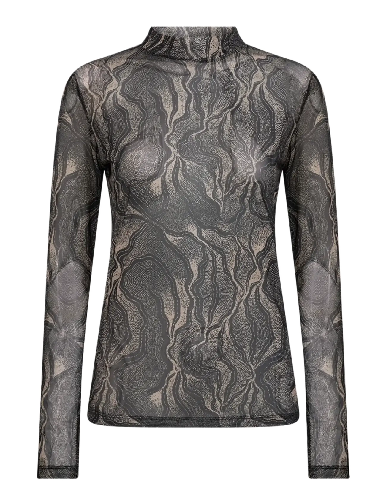 Soyaconcept SC-ALDA AOP - Polotröjor - 9999C BLACK COMBI / black