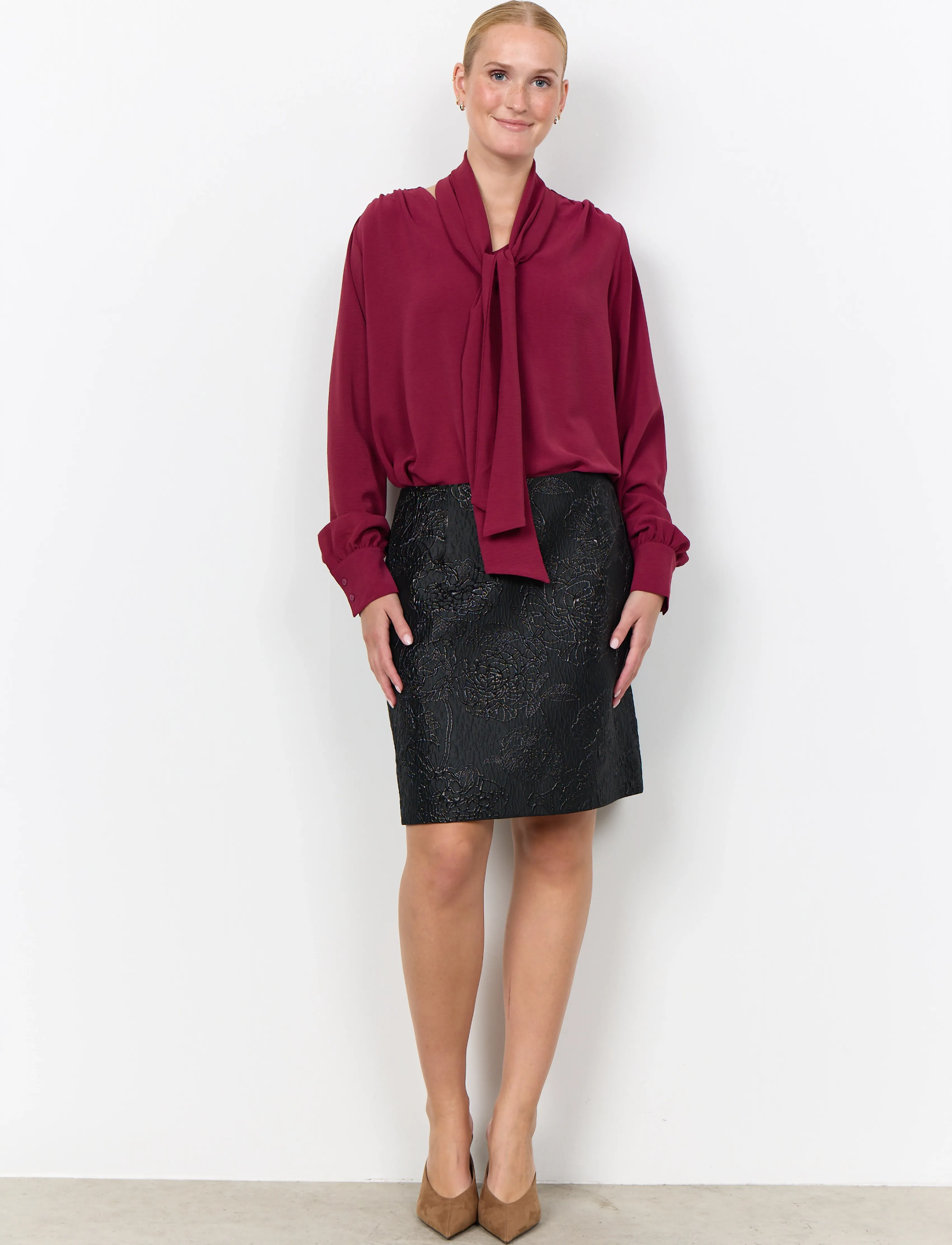 Soyaconcept - SC-CATH - langärmelige blusen - 4660 rhododendron - 3
