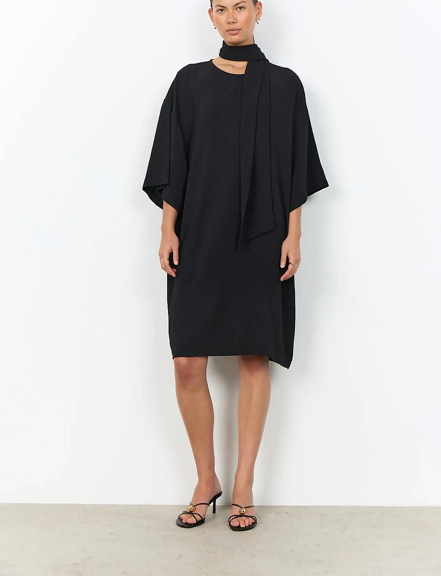 Soyaconcept - SC-CATH - midiklänningar - 9999 black - 4