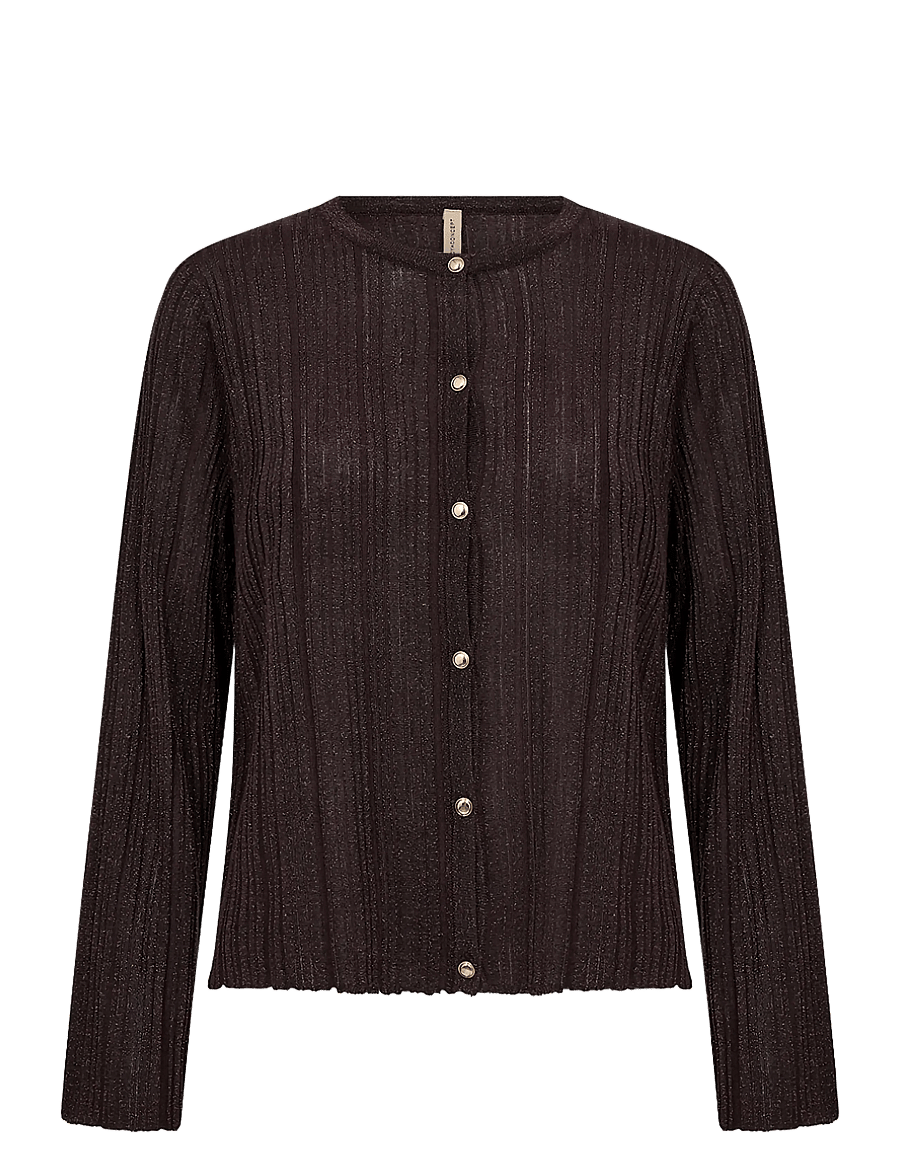 Soyaconcept - SC-VIOLETTA - strickjacken - 8980c chocolate plum combi - 1