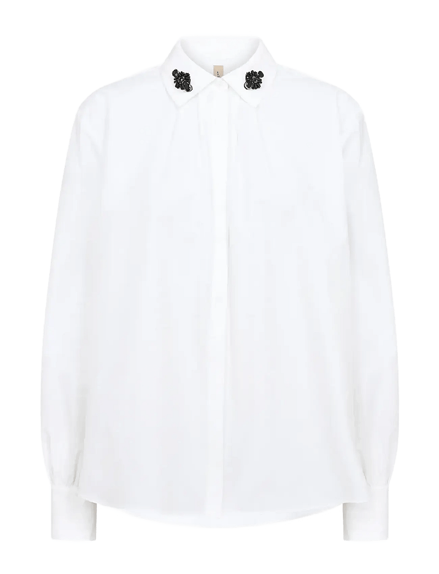 Soyaconcept - SC-NETTI - long-sleeved shirts - 1000 white - 0