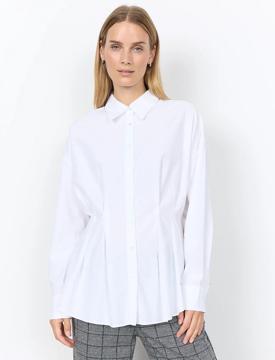 Soyaconcept - SC-NETTI - långärmade skjortor - 1000 white - 0