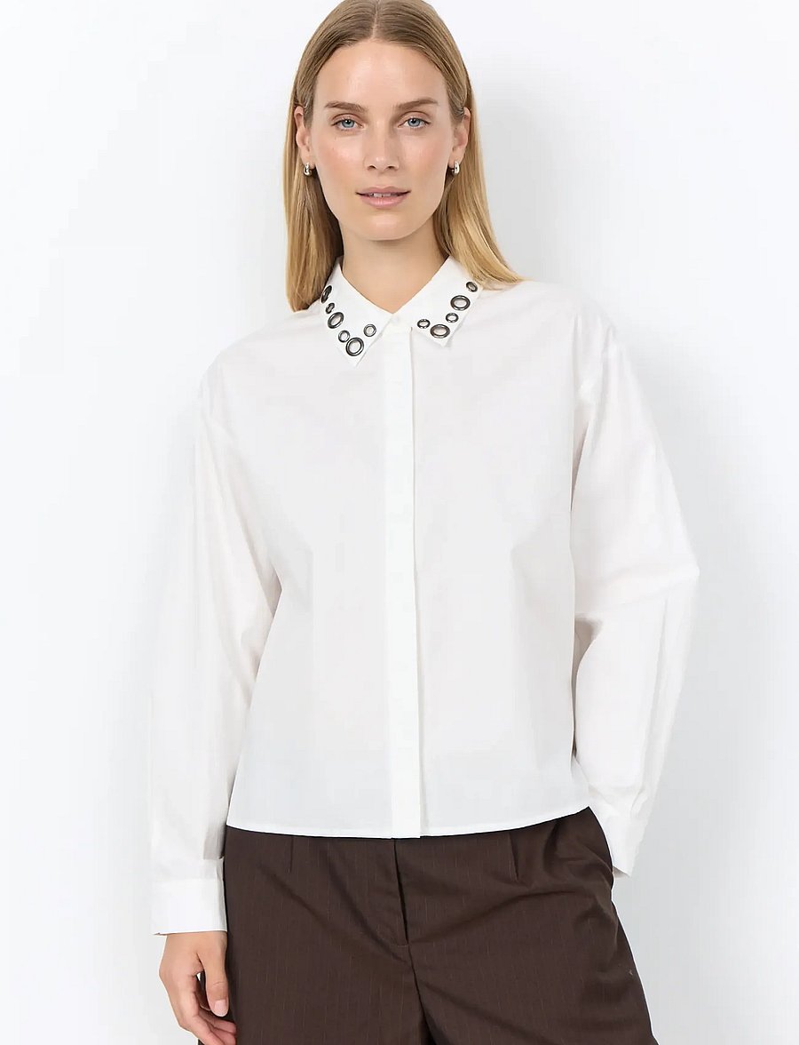 Soyaconcept - SC-JIAN - langærmede skjorter - 1000 white - 0