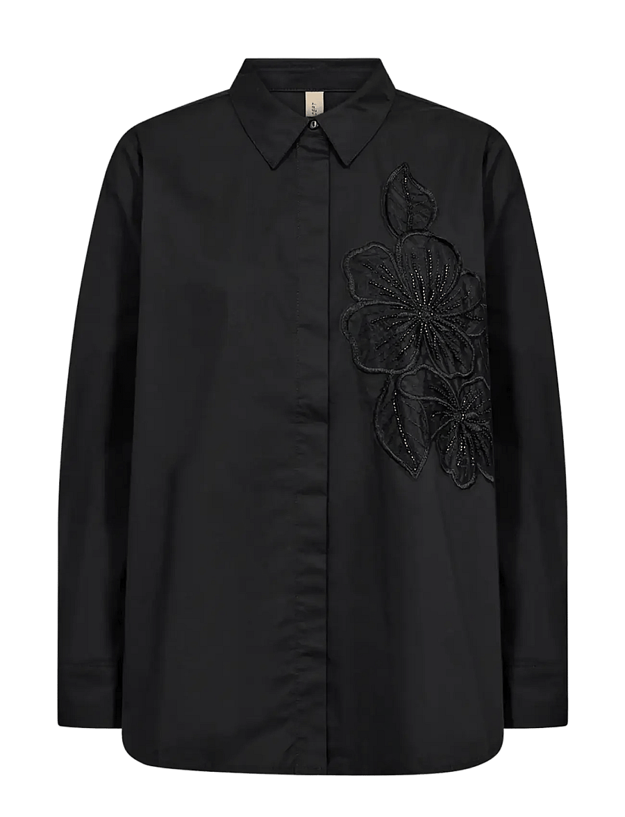 Soyaconcept - SC-JIAN - långärmade skjortor - 9999 black - 1
