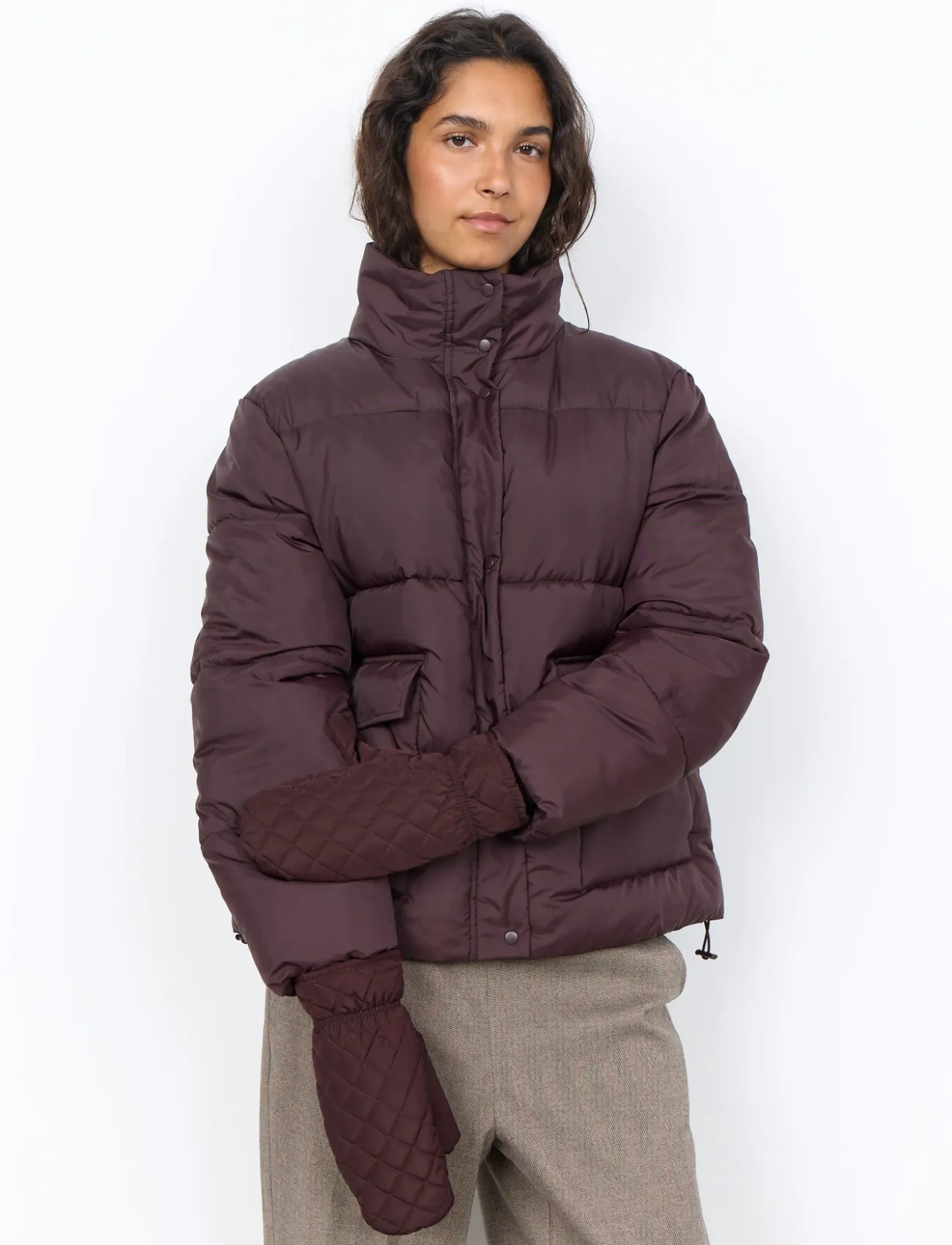 Soyaconcept - SC-NINA - fäustlinge - 8980 chocolate plum - 2