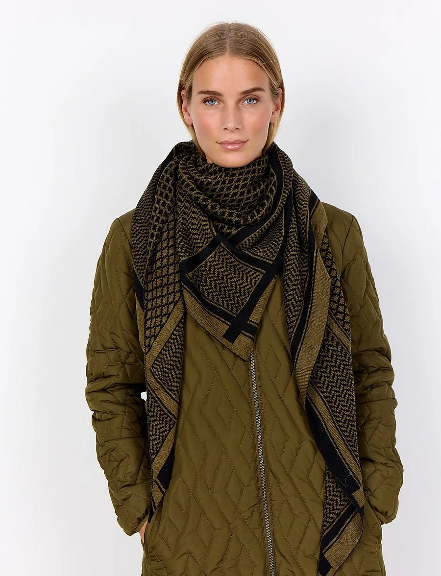 Soyaconcept - SC-BUKET - winterschals - 97230 misty olive mel combi - 0