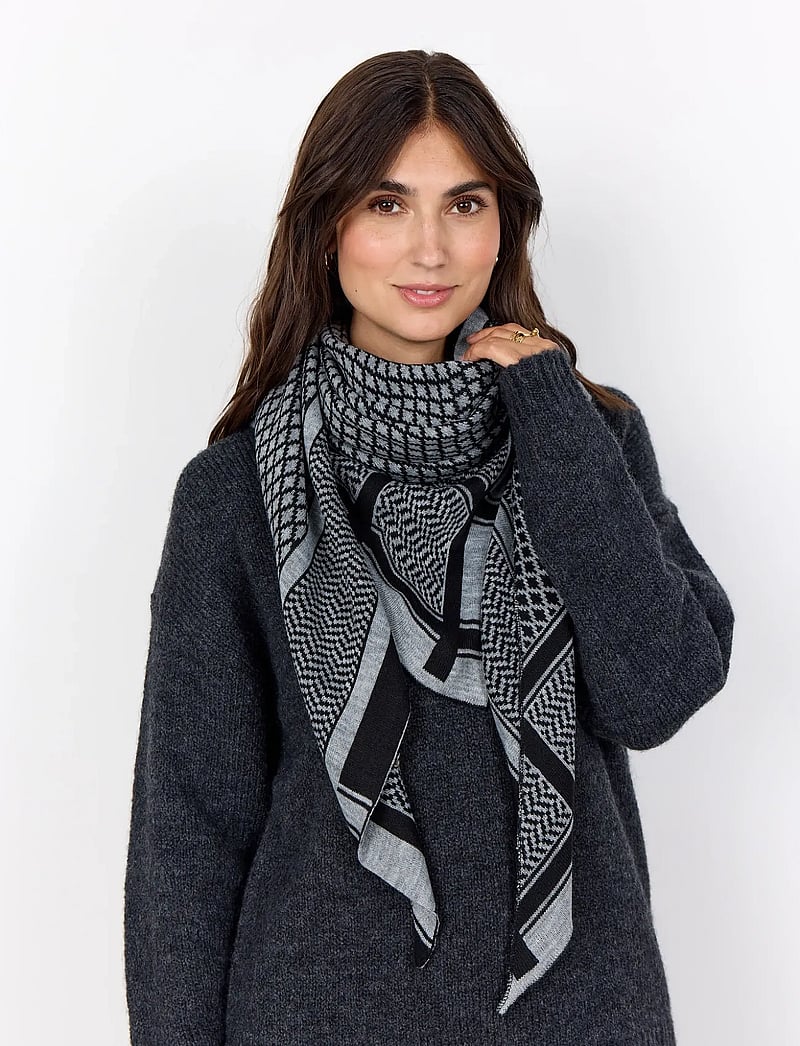 Soyaconcept - SC-BUKET - sjalar - 99470 med. grey melange combi - 0