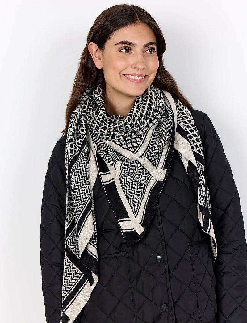 Soyaconcept - SC-BUKET - sjalar - black combi - 0