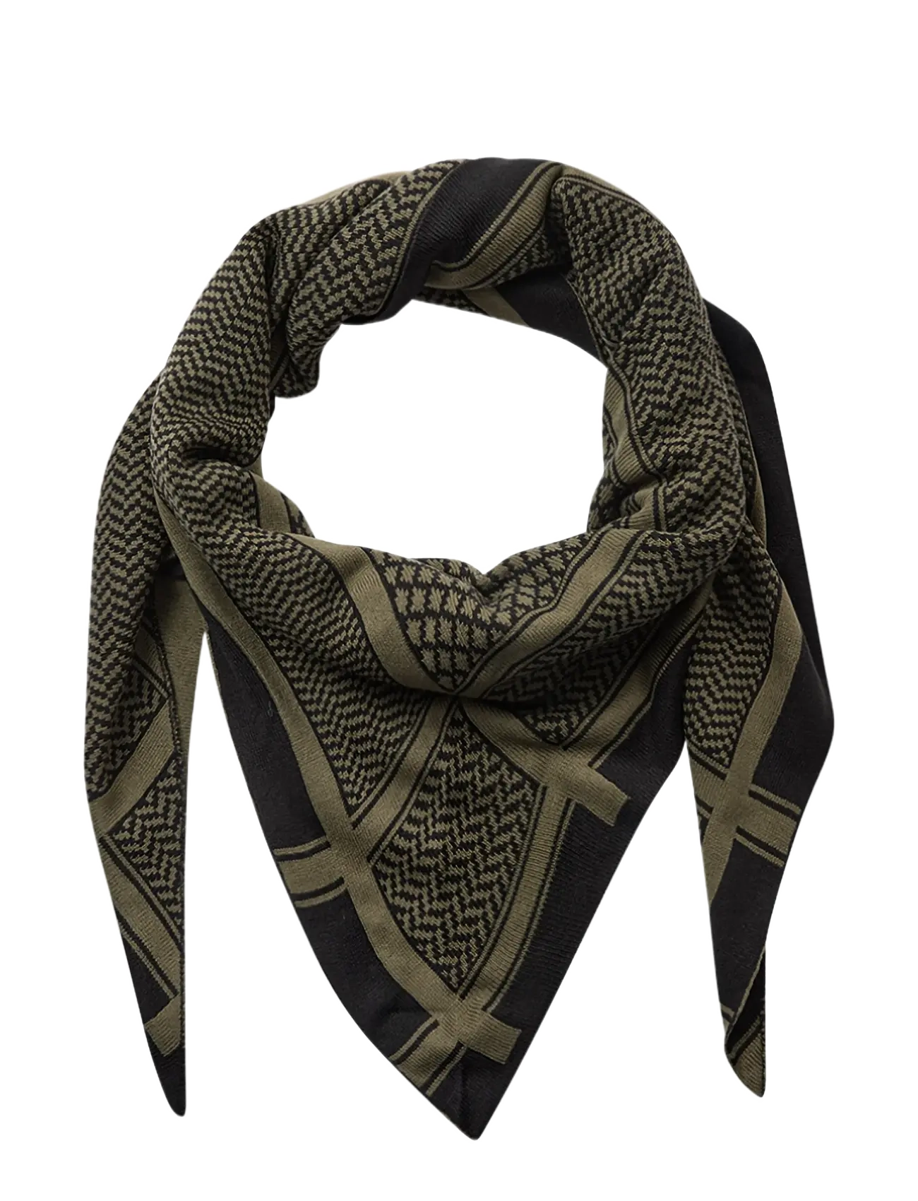Soyaconcept Sc-Buket, Damen, Keffiyeh Schal, Khaki, Gr: One Size