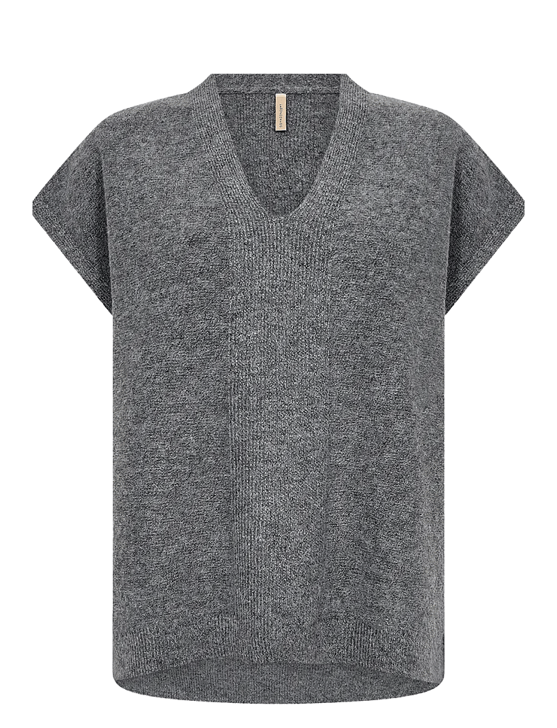 Soyaconcept - SC-SERINE - striktrøjer - 99470 med. grey melange - 0