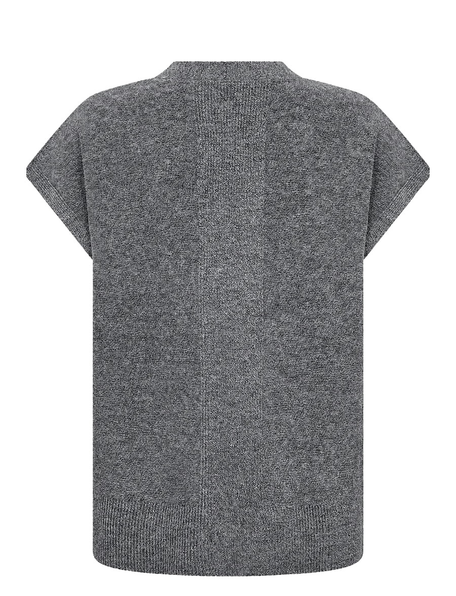 Soyaconcept - SC-SERINE - stickade tröjor - 99470 med. grey melange - 1