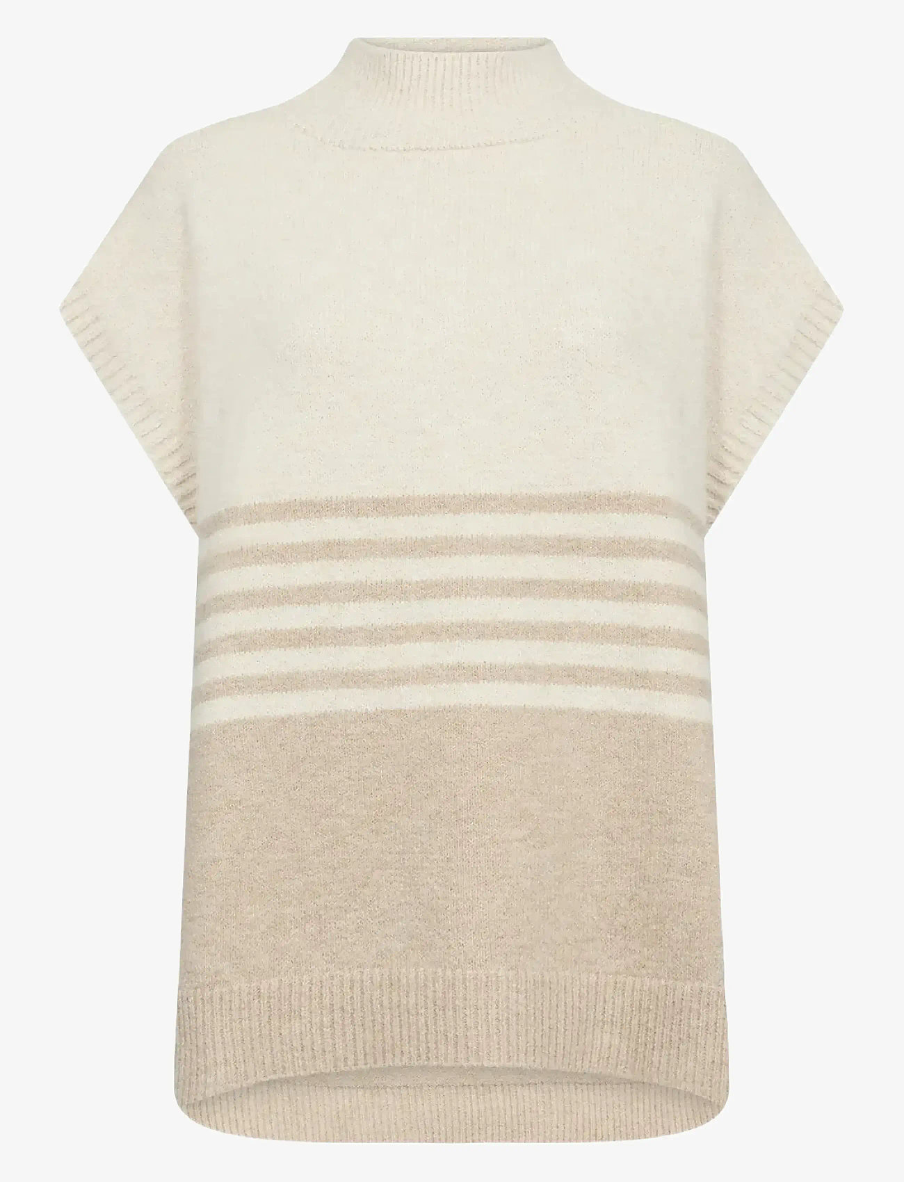 Soyaconcept - SC-SELVI - strikveste - 98008c sand melange combi - 1