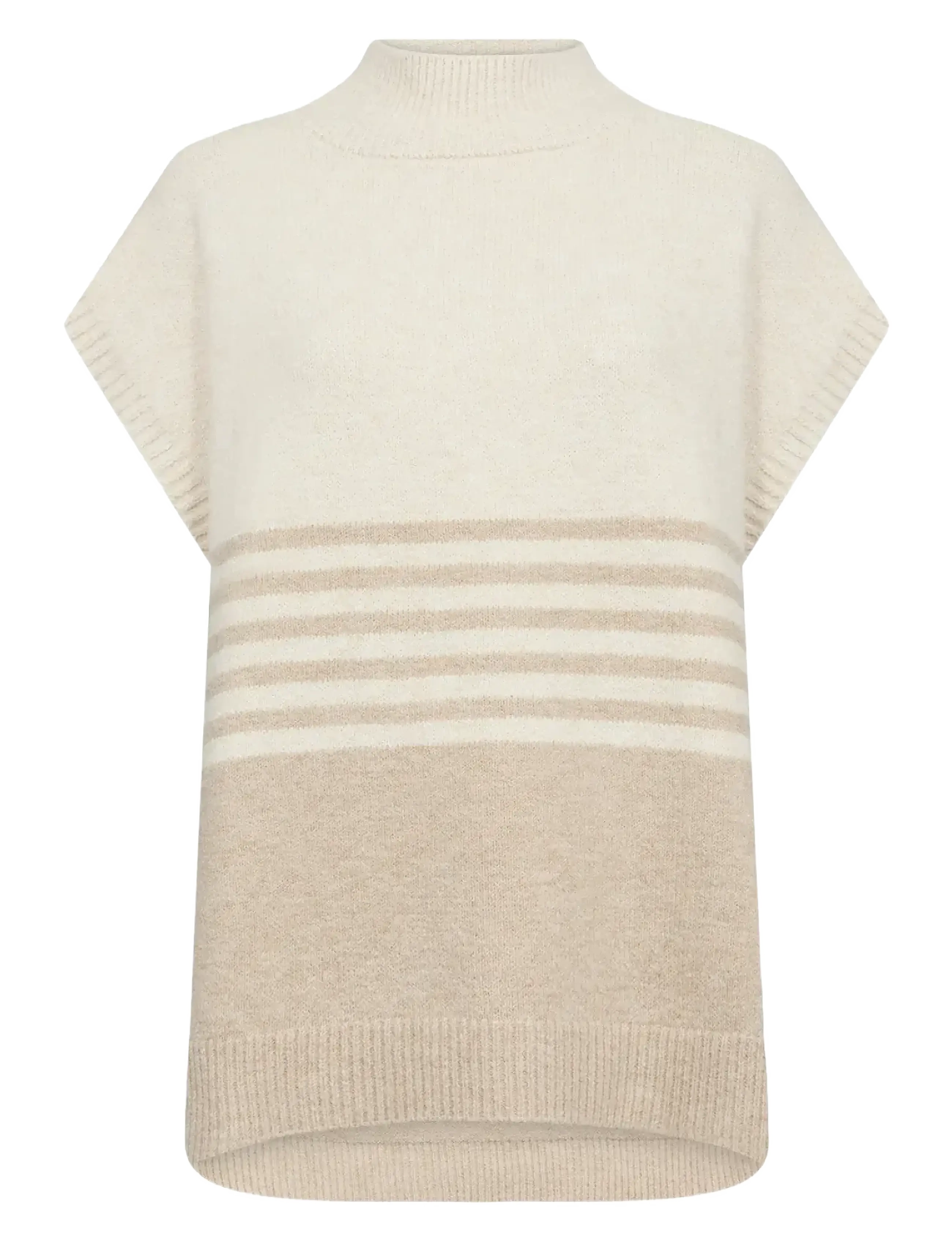 Soyaconcept SC-SELVI - Gestrickte westen - 98008C SAND MELANGE COMBI / beige