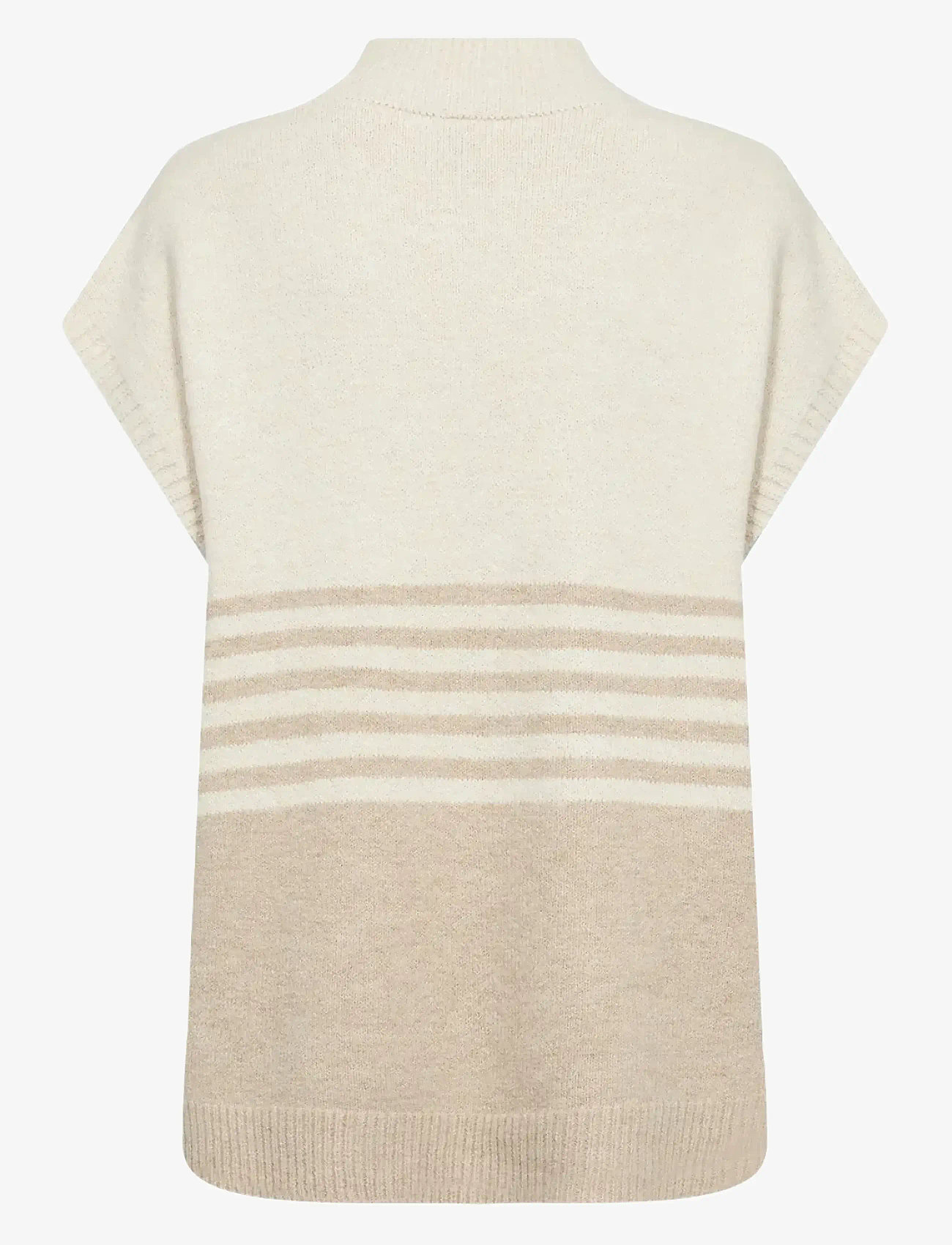 Soyaconcept - SC-SELVI - strikveste - 98008c sand melange combi - 2