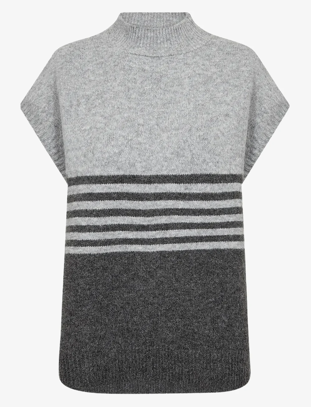 Soyaconcept - SC-SELVI - strikveste - 99870 dark earth melange combi - 1