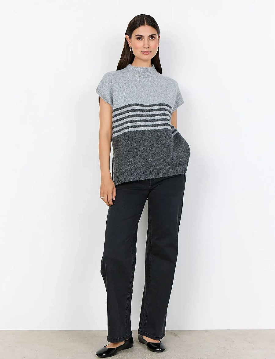 Soyaconcept - SC-SELVI - strickwesten - 99870 dark earth melange combi - 4