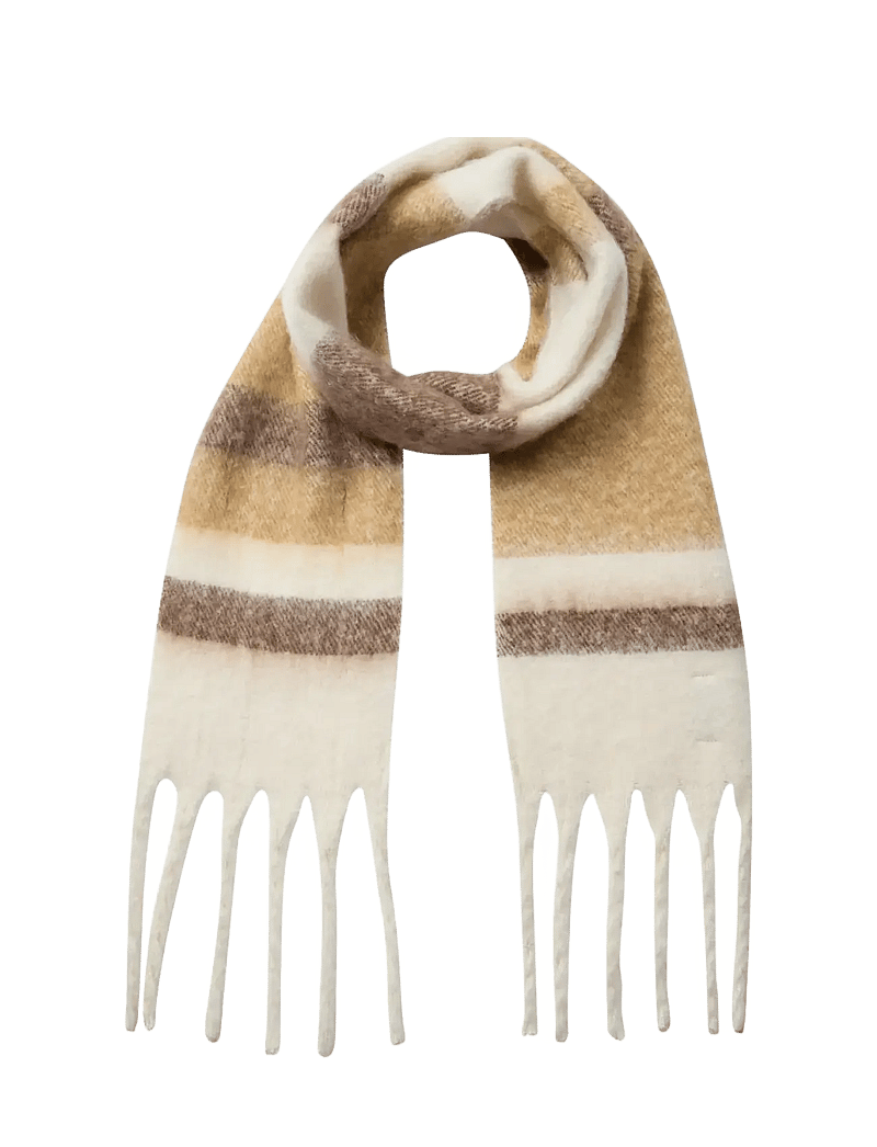 Soyaconcept - SC-SENELLA - halstørklæder - 8404 desert brown combi - 1