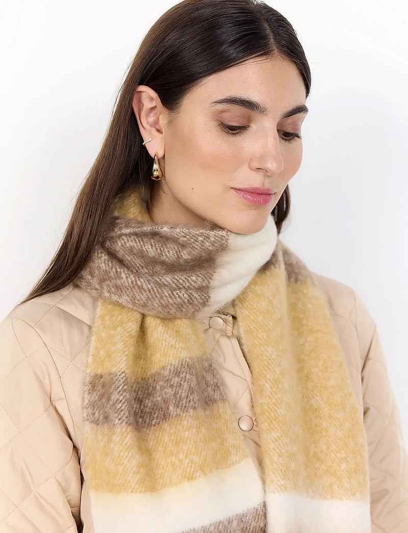 Soyaconcept - SC-SENELLA - halstørklæder - 8404 desert brown combi - 2