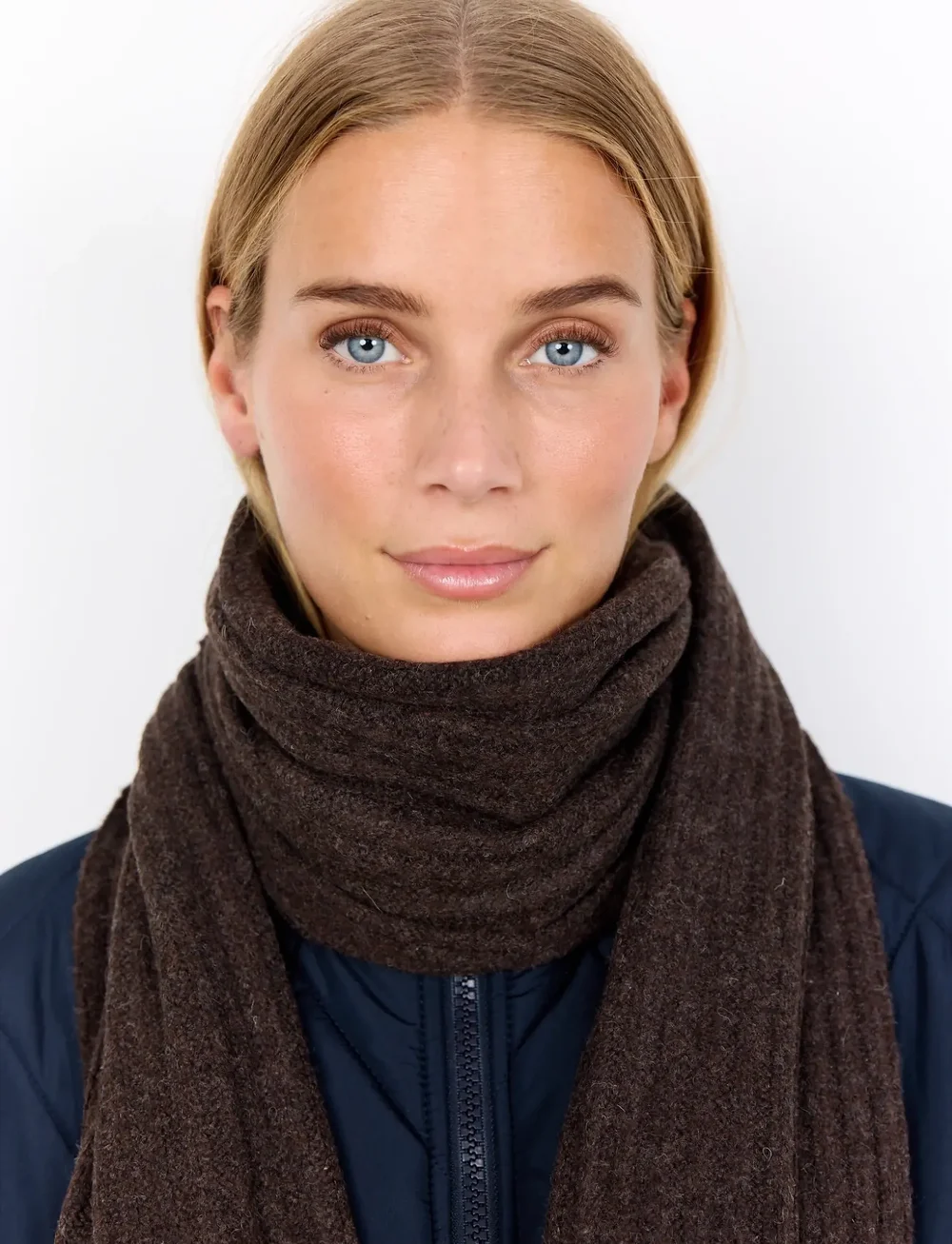 Soyaconcept - SC-SELANA - halstørklæder - 98694 hot fudge melange - 2