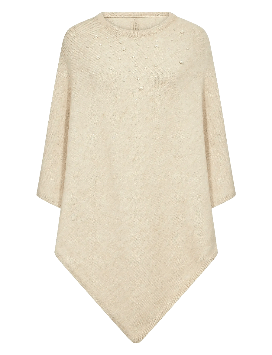 Soyaconcept - SC-AKELEJE - ponchos & capes - 98008 sand melange - 0
