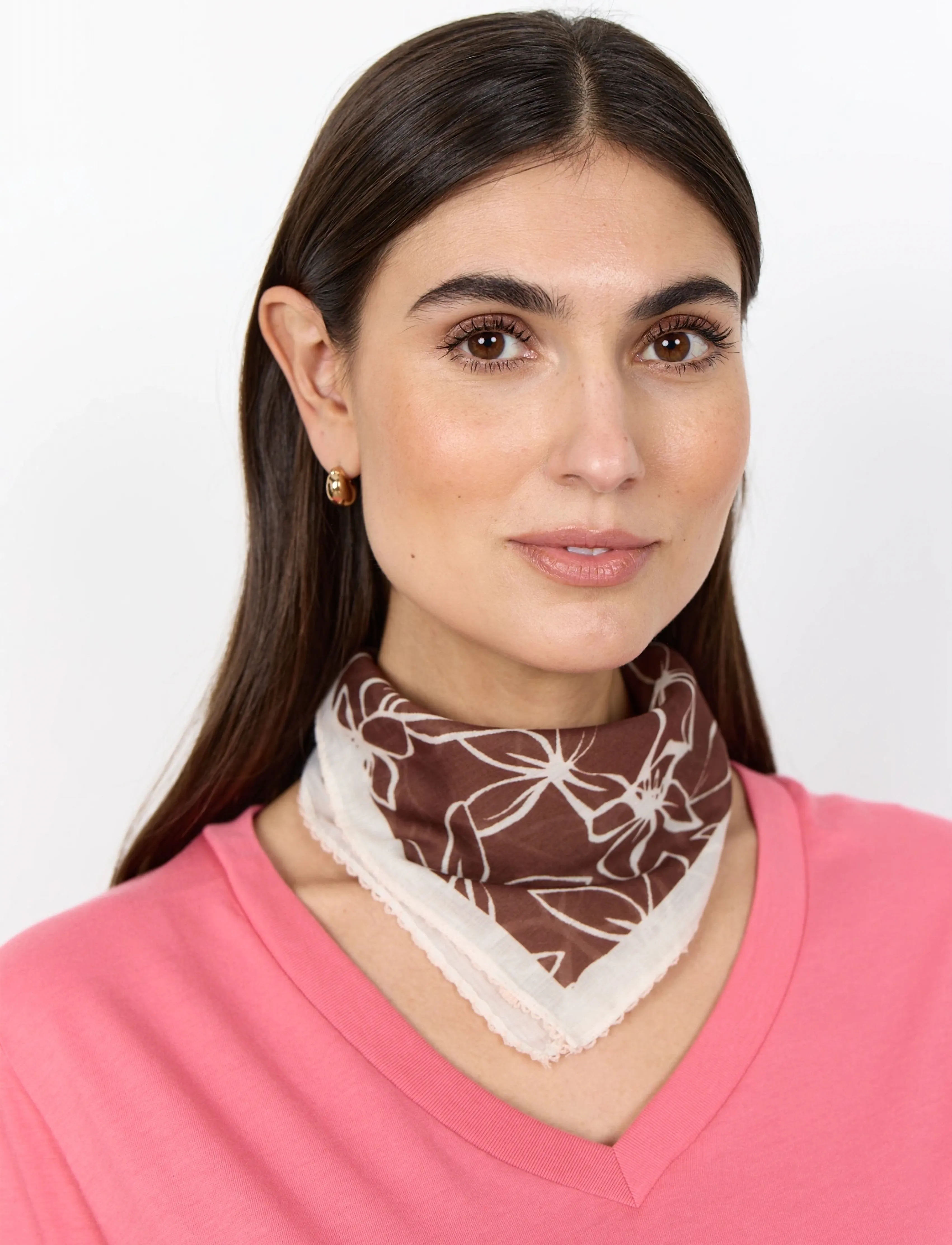 Soyaconcept Sc-Channa, One Size, Brown, Accessories > Scarves, Dame
