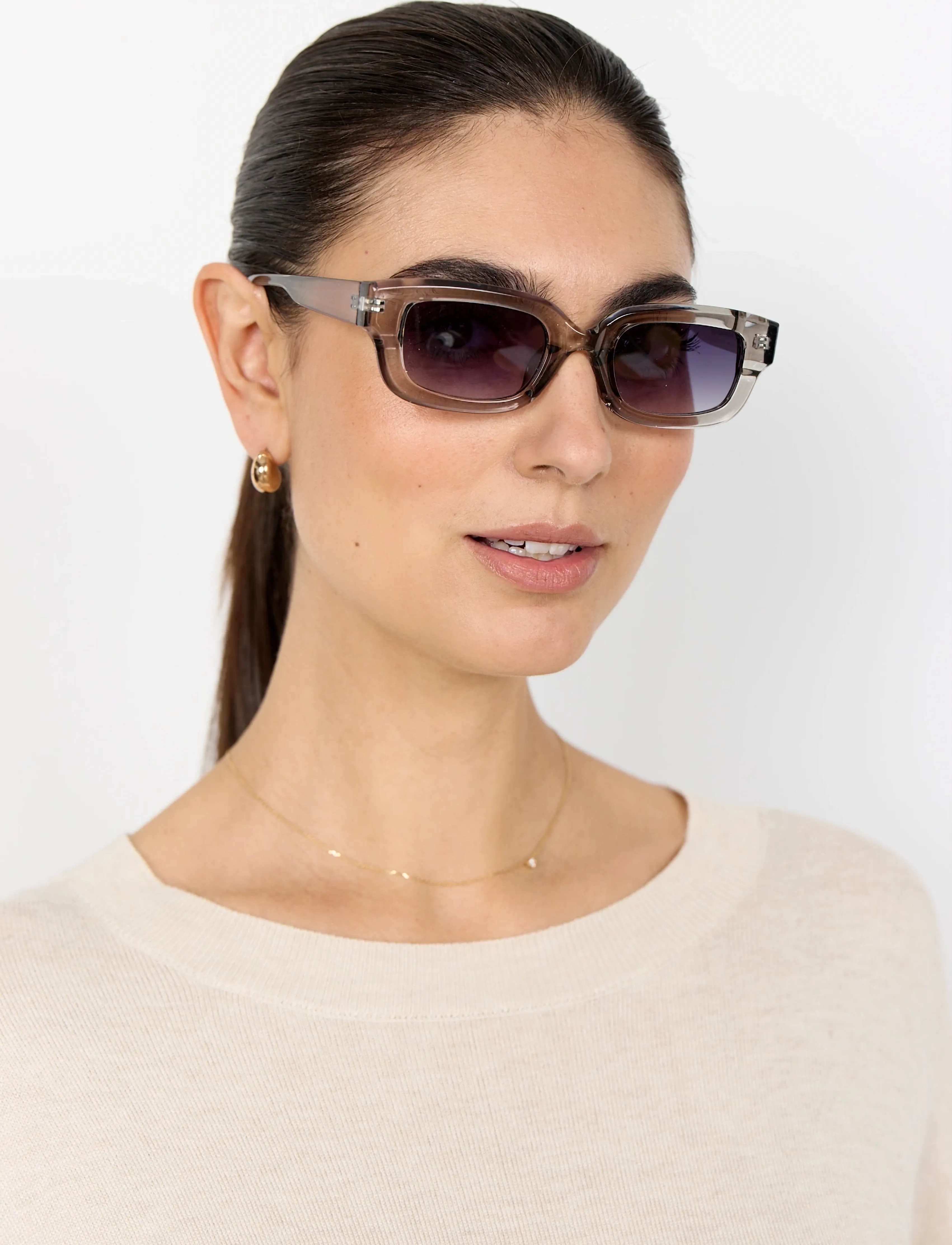 Soyaconcept Sc-Charita, One Size, Purple, Solbriller > Solbriller Med Firkantet Stel, Dame