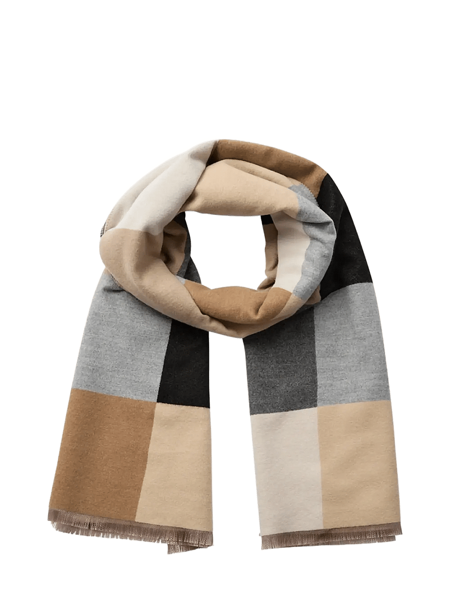 Soyaconcept - SC-GESIGNA - halstørklæder - 8030 camel combi - 1