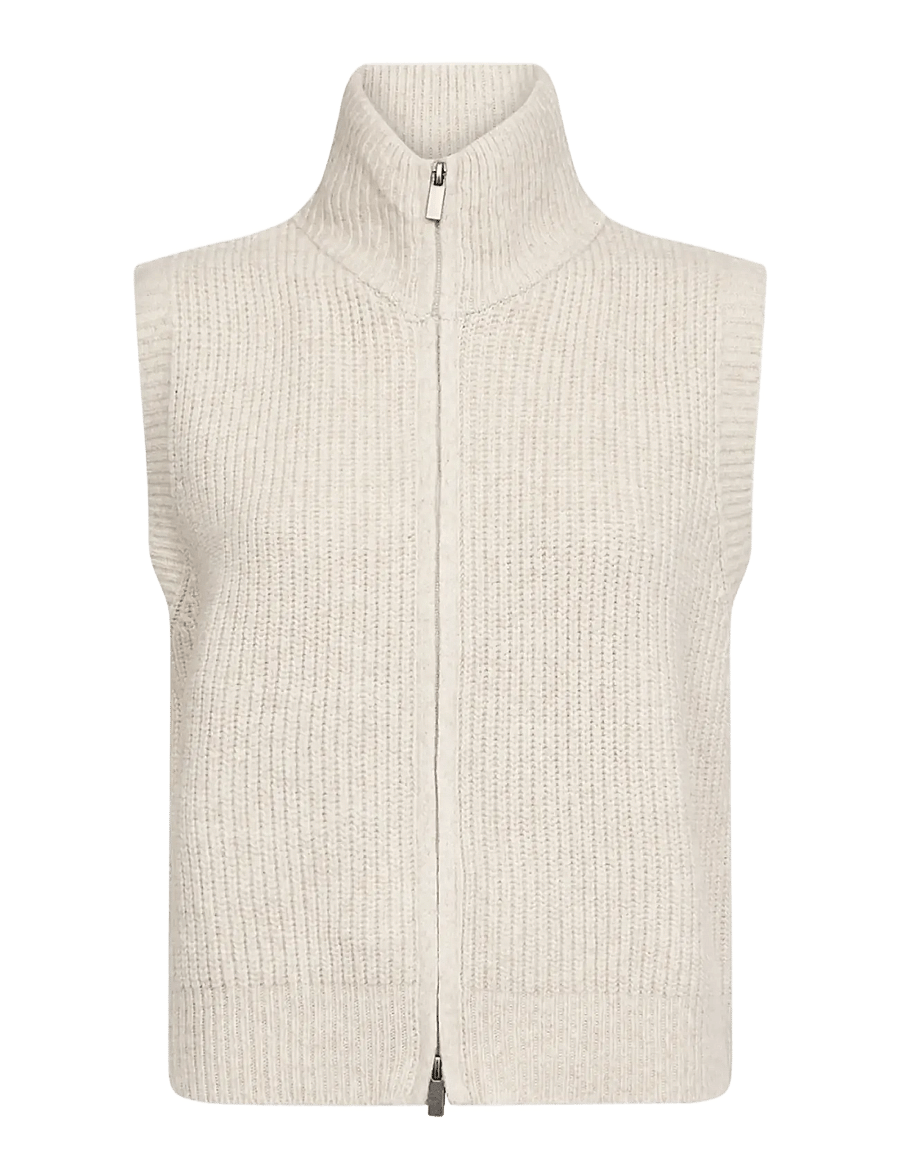 Soyaconcept - SC-GITH - knitted vests - 91620 cream melange - 1