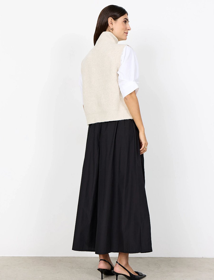 Soyaconcept - SC-GITH - knitted vests - 91620 cream melange - 3