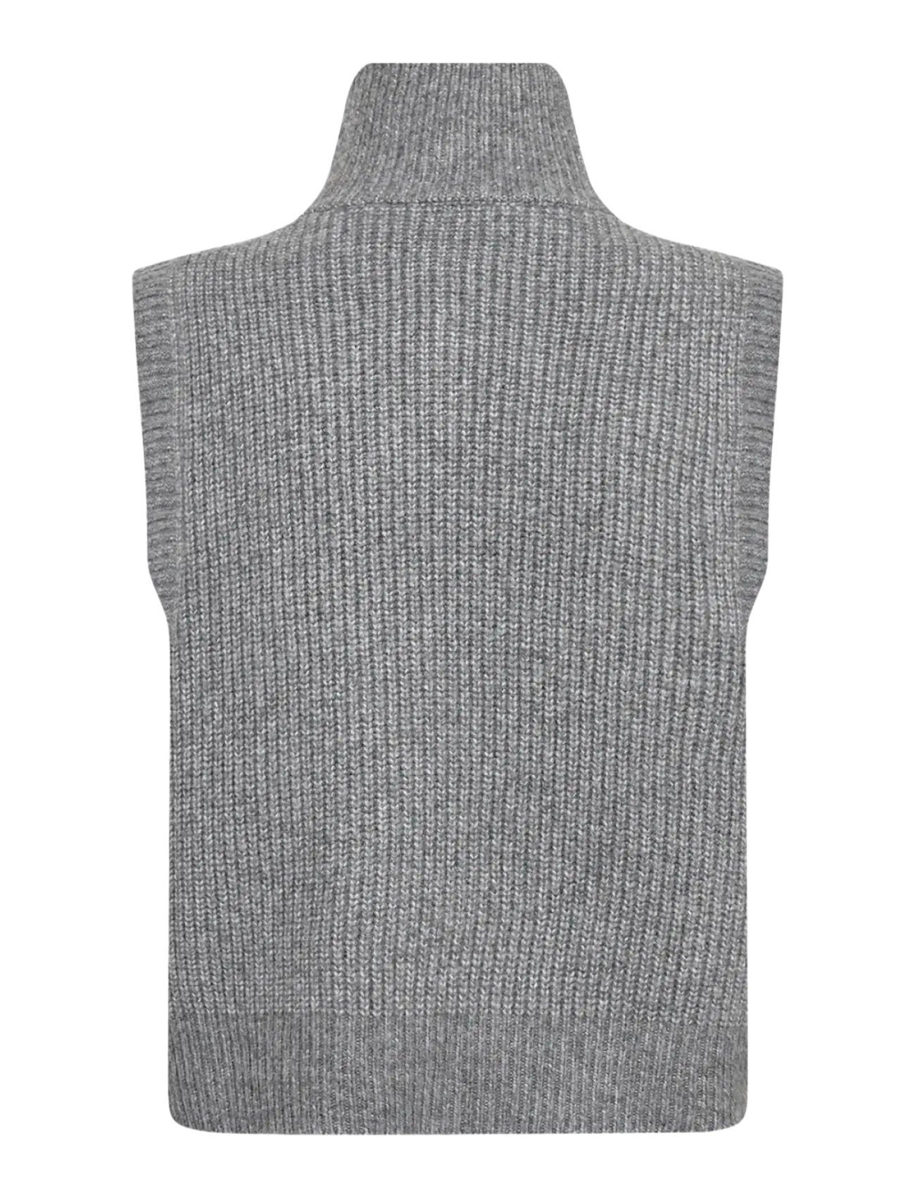 Soyaconcept - SC-GITH - strikveste - 99470 med. grey melange - 1
