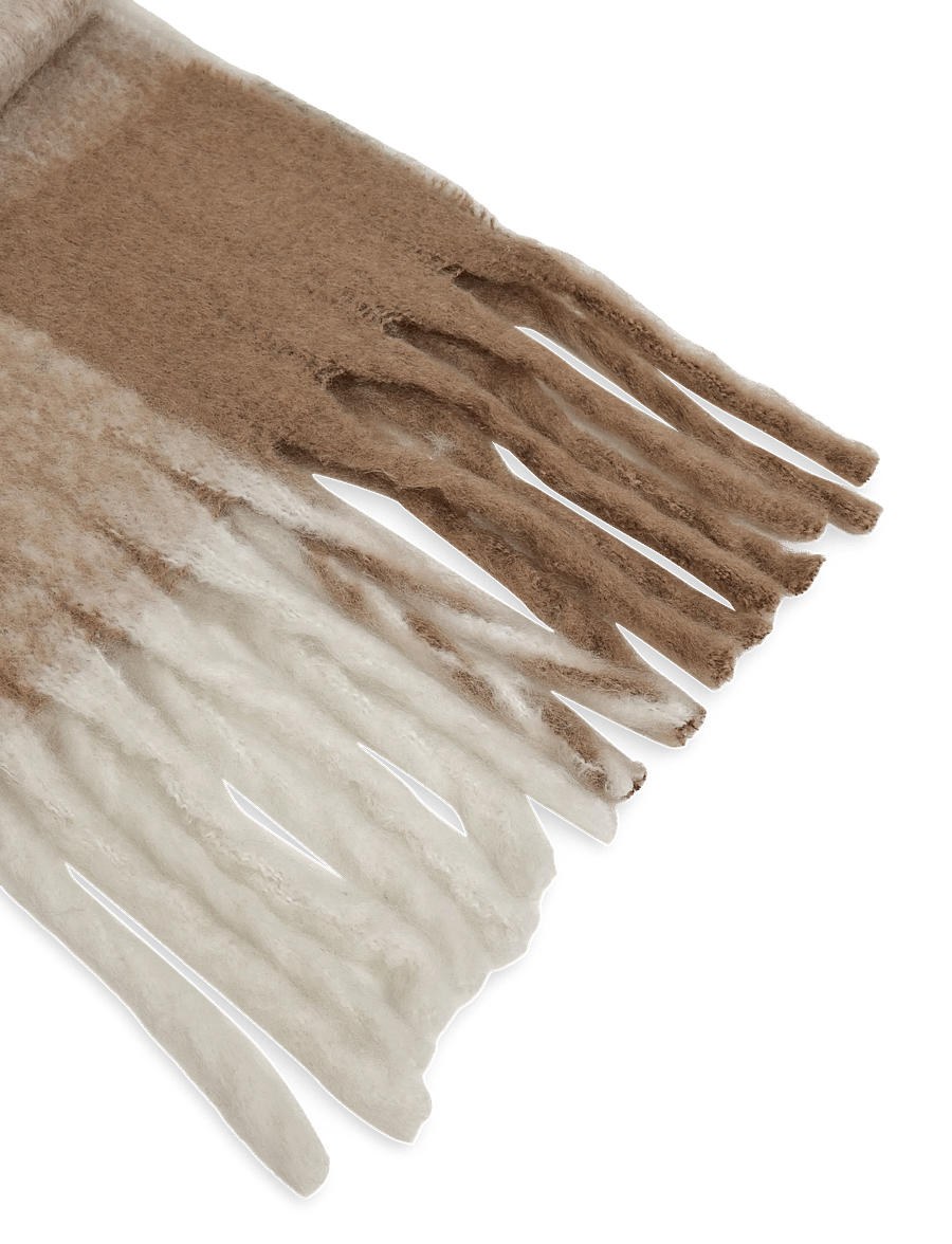 Soyaconcept - SC-GEORGINA - winterschals - 8030 camel combi - 5