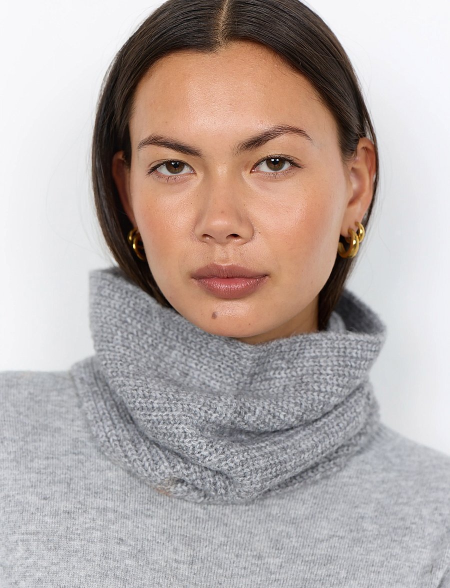Soyaconcept - SC-GERMAINE - halswärmer - 99470 med. grey melange - 0