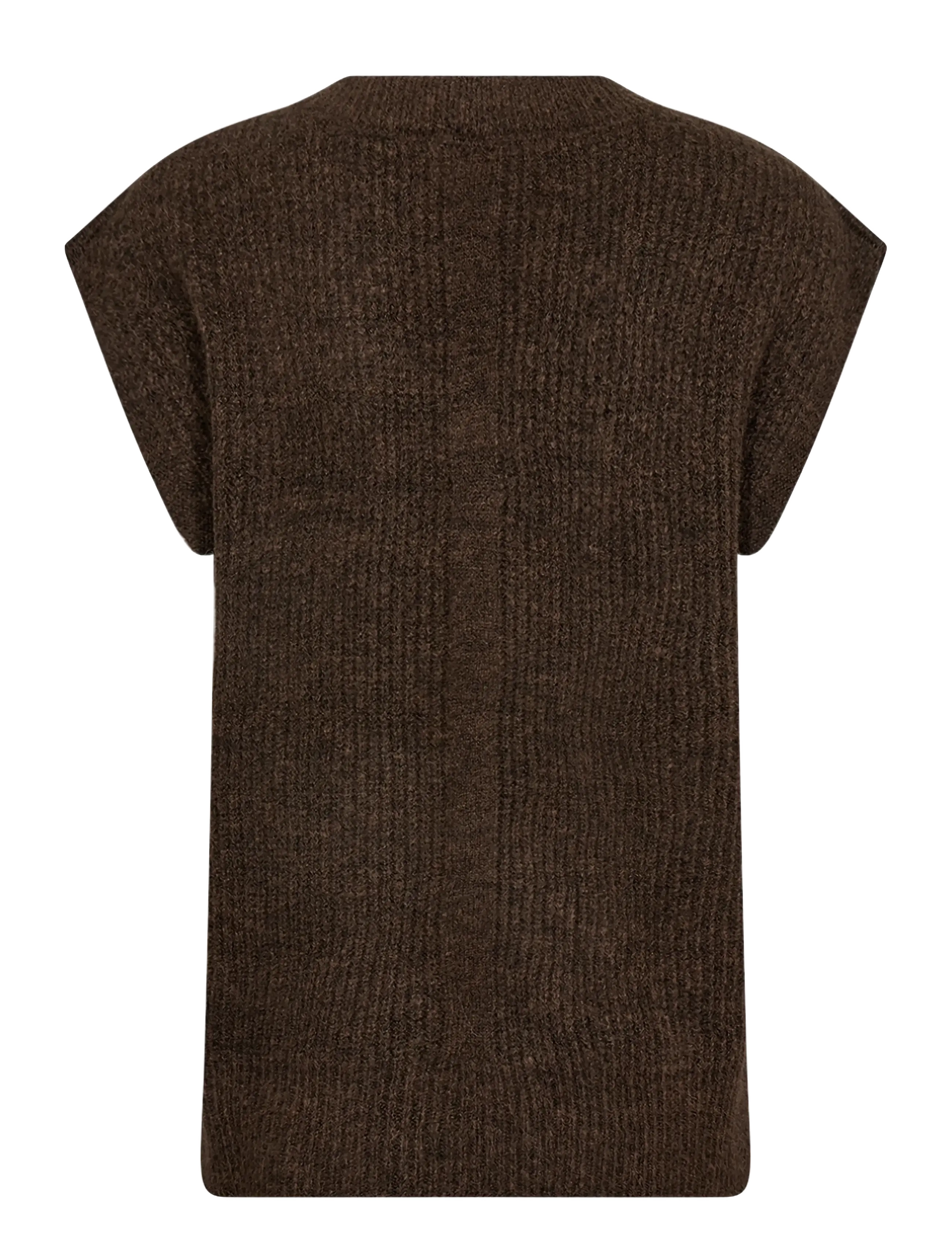 Soyaconcept - SC-GERMAINE - knitted vests - 98980 chocolate plum melange - 1