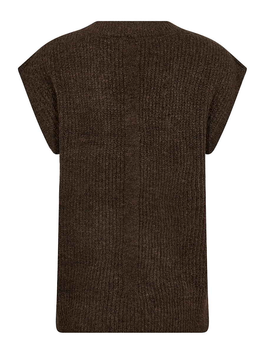 Soyaconcept - SC-GERMAINE - kootud vestid - 98980 chocolate plum melange - 1