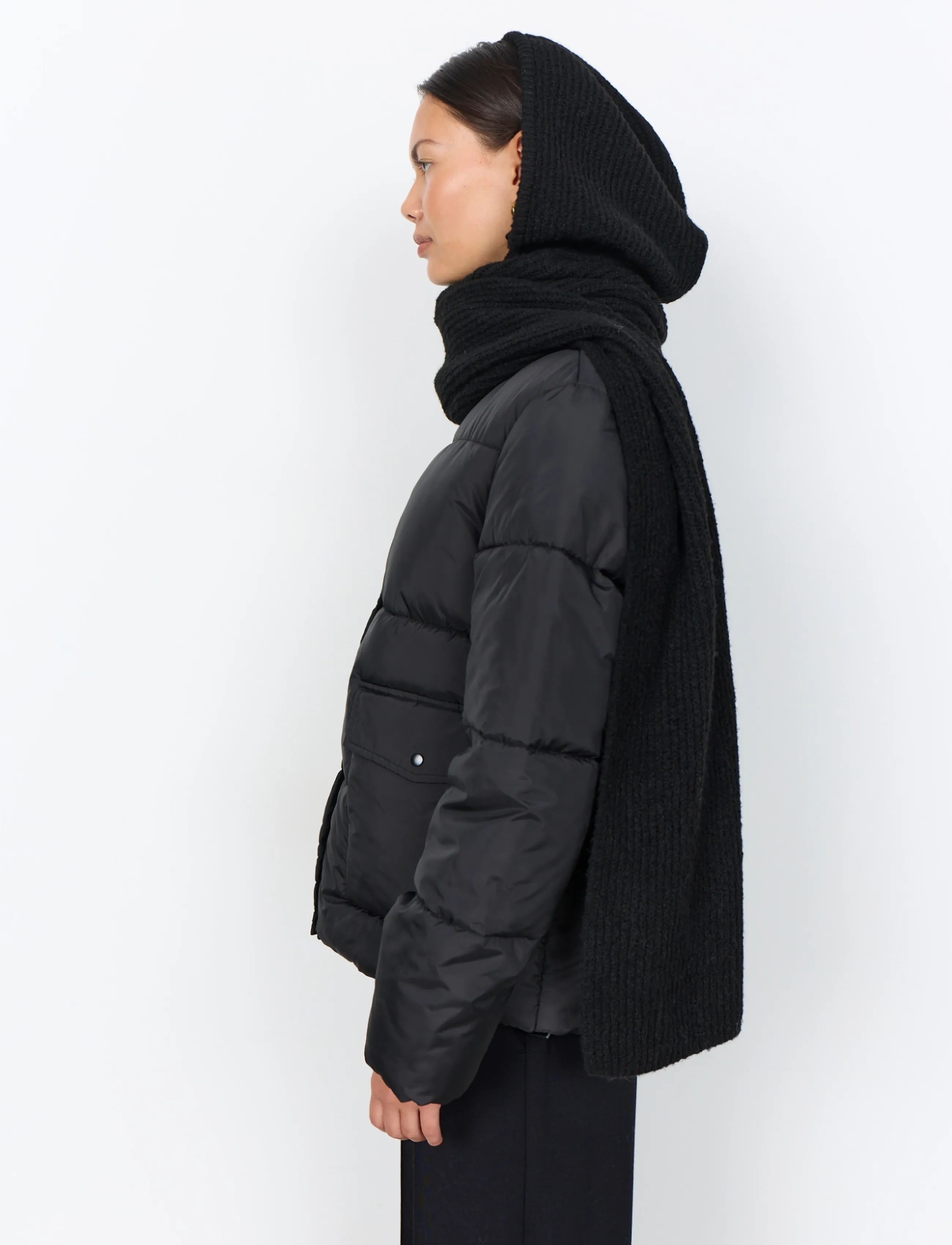 Soyaconcept - SC-HANSA - winterschals - 9999 black - 2
