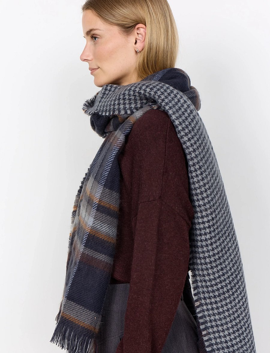 Soyaconcept - SC-HANAN YD - winterschals - 6910 navy combi - 2