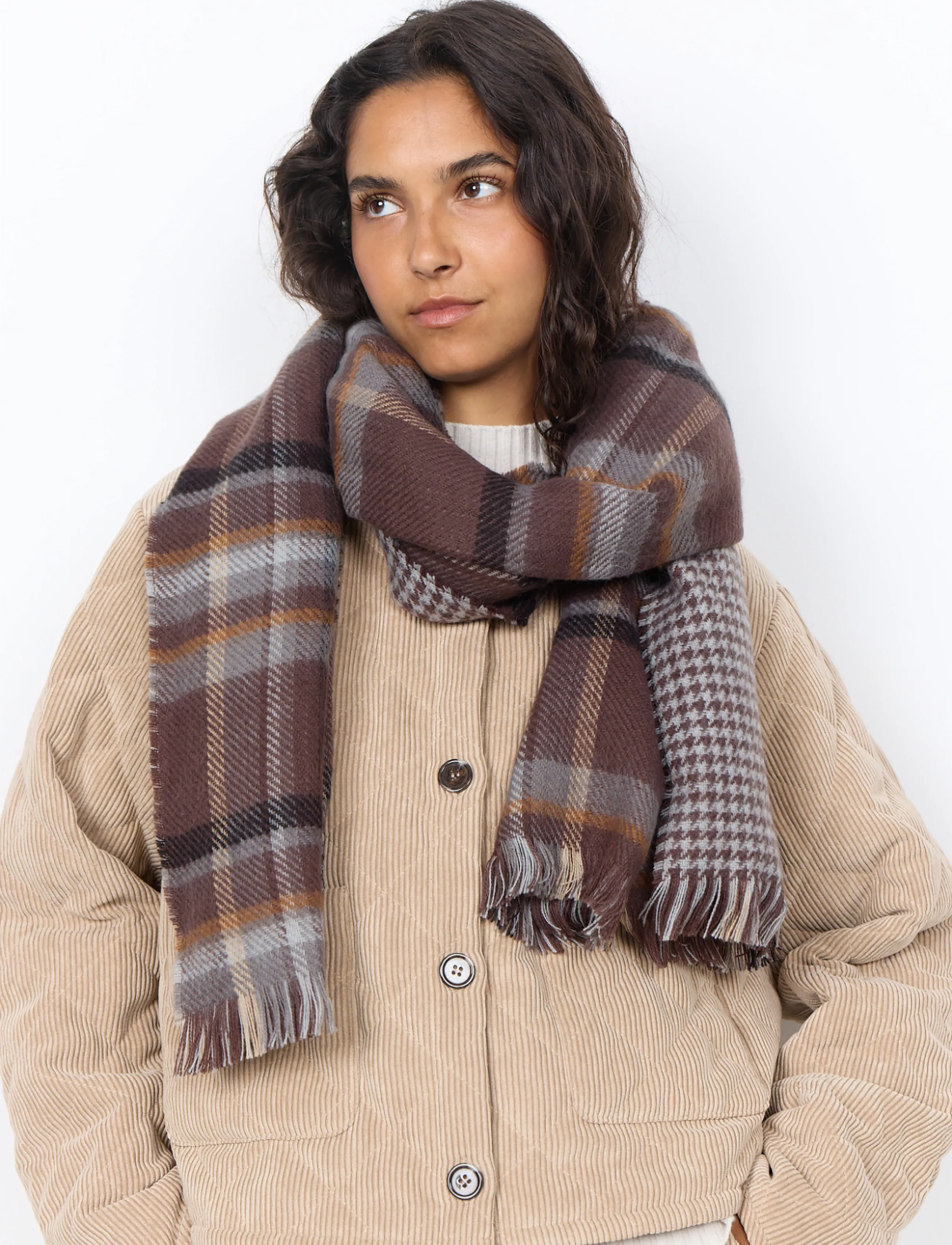 Soyaconcept SC-HANAN YD - Soyaconcept - 8980C CHOCOLATE PLUM COMBI / brown