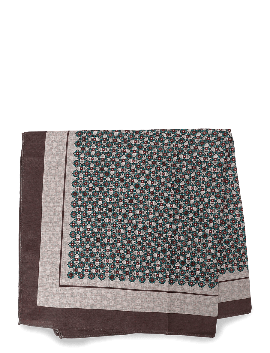Soyaconcept - SC-HANNELEN AOP - dunne sjaals - 8980c chocolate plum combi - 2