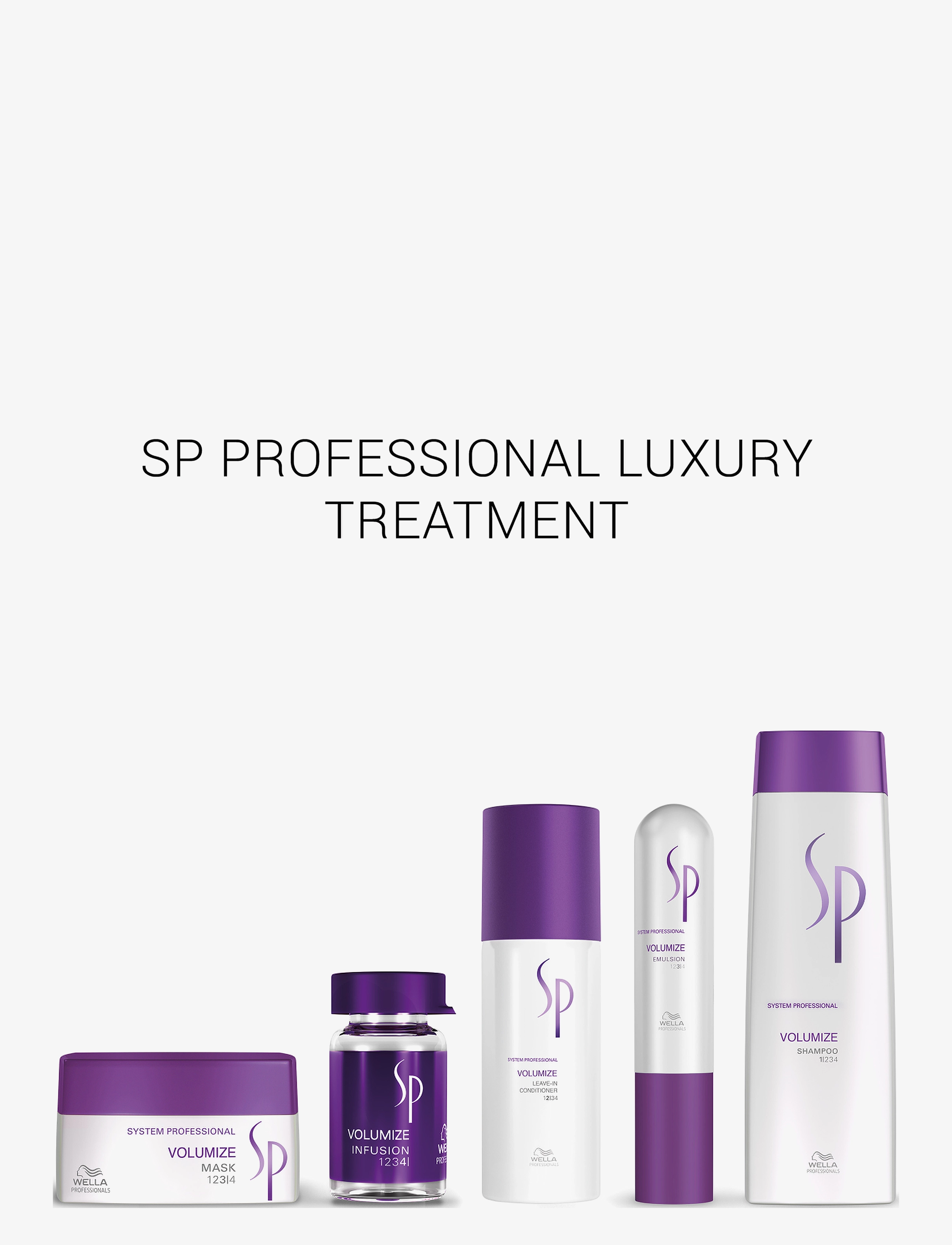 Wella SP - SP Volumize Shampoo - shampoot - clear - 3