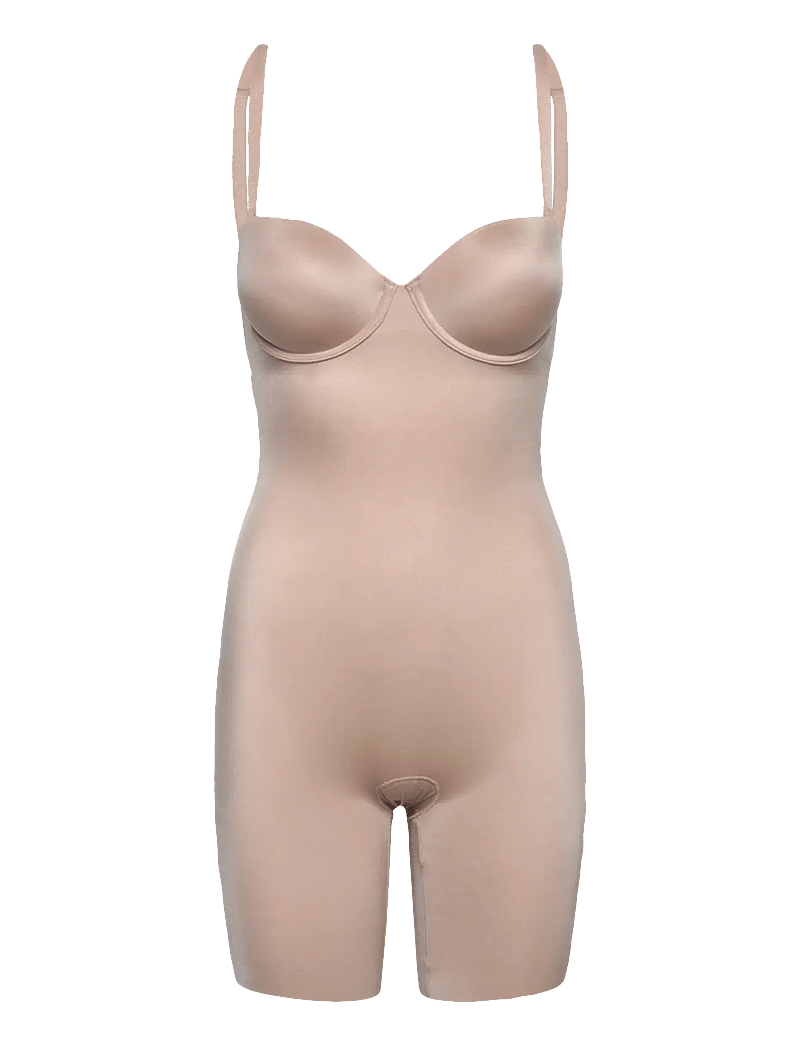 Spanx - Strapless Cupped Bodysuit - besondere anlässe - champagne beige - 0