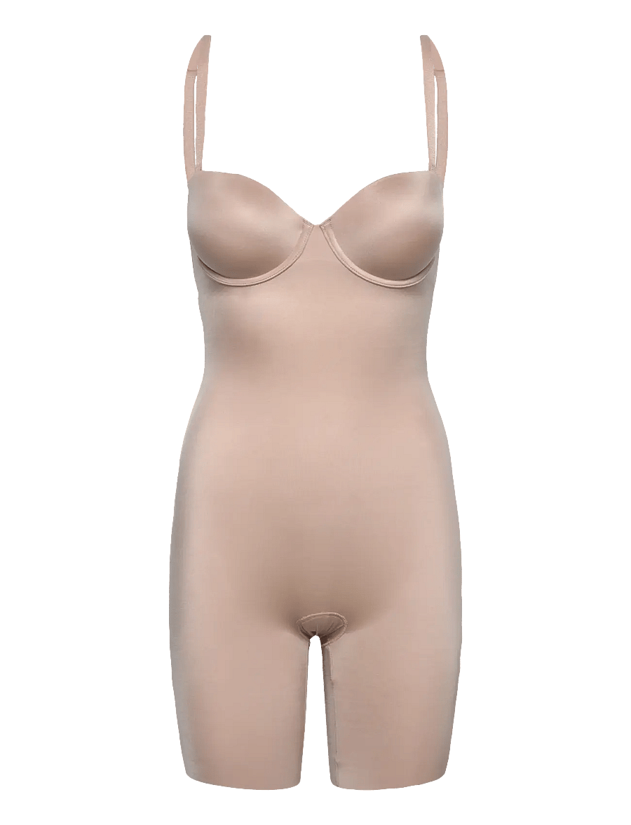 Spanx - Strapless Cupped Bodysuit - erilised sündmused - champagne beige - 0