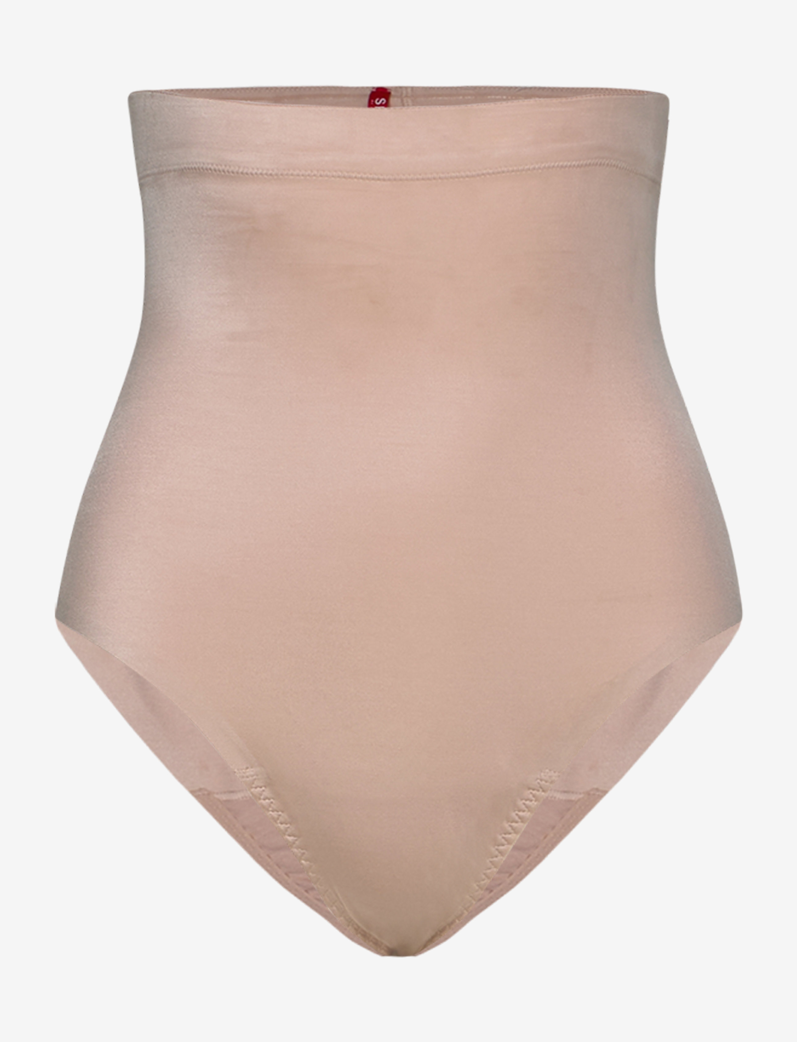 Suit Your Fancy High-Waisted Thong - CHAMPAGNE BEIGE