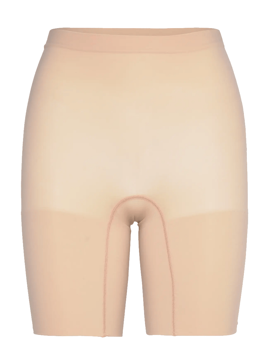 Spanx - SPANXsculpt™ Seamless Power Mid-Thigh Short - wyszczuplające majtki - soft nude - 0