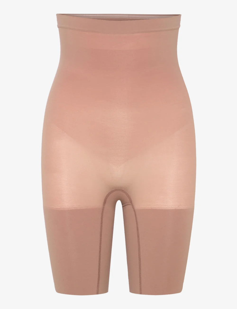 Spanx - SPANXsculpt™ Seamless Power High-Waisted Mid-Thigh Short - corrigerende onderstukken - cafe au lait - 0