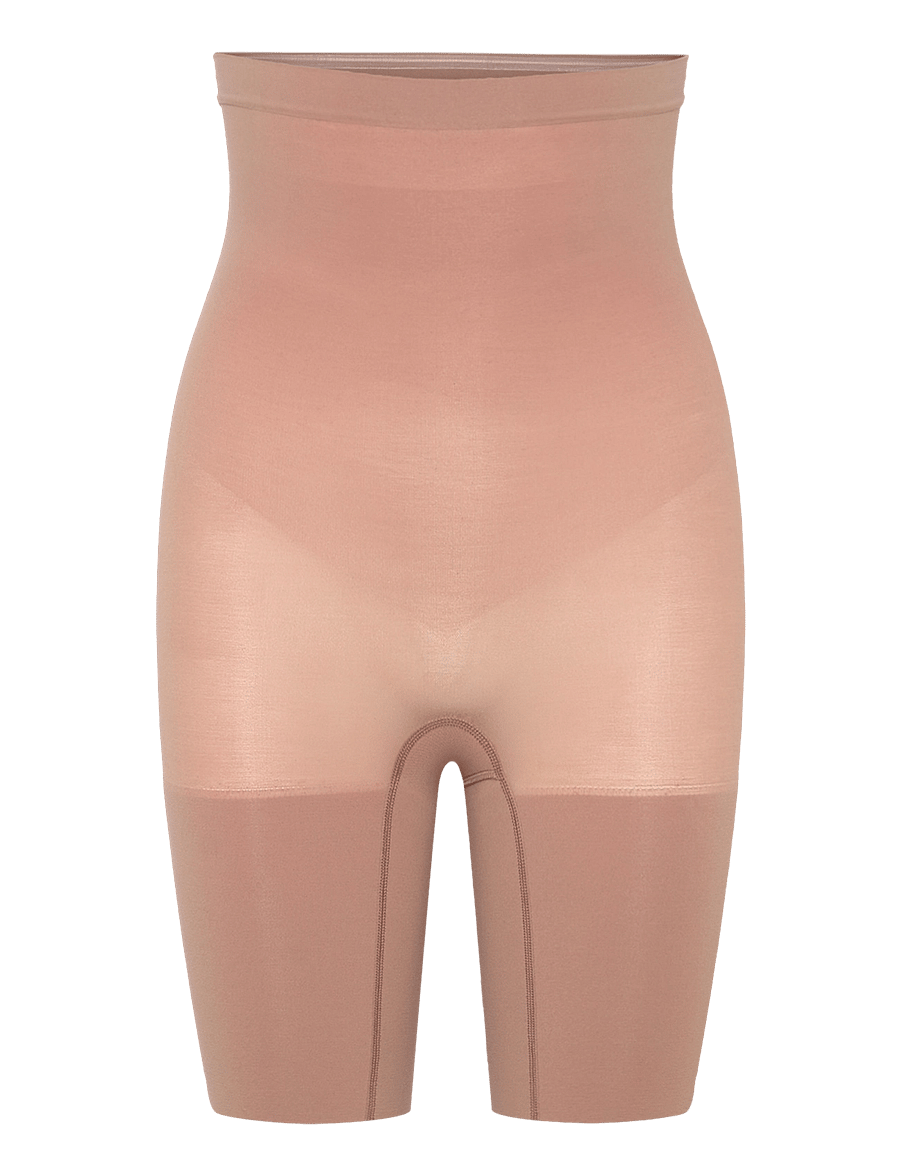Spanx - SPANXsculpt™ Seamless Power High-Waisted Mid-Thigh Short - shapewear-hosen - cafe au lait - 0