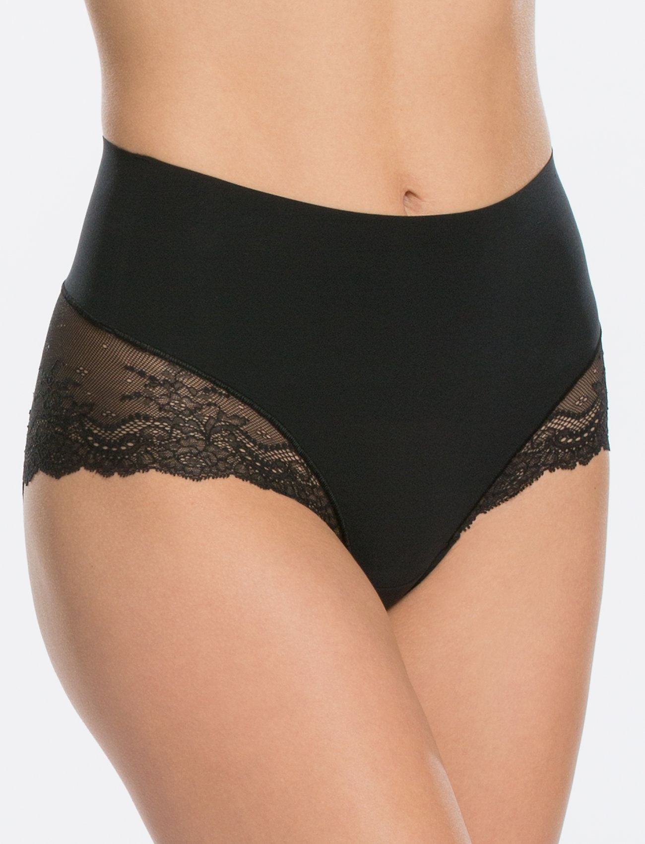 Spanx Spanxsupersmooth Undie-Tectable Lace Hi-Hipster, XS, Black, Trusser > Trusser Med Høj Talje, Dame